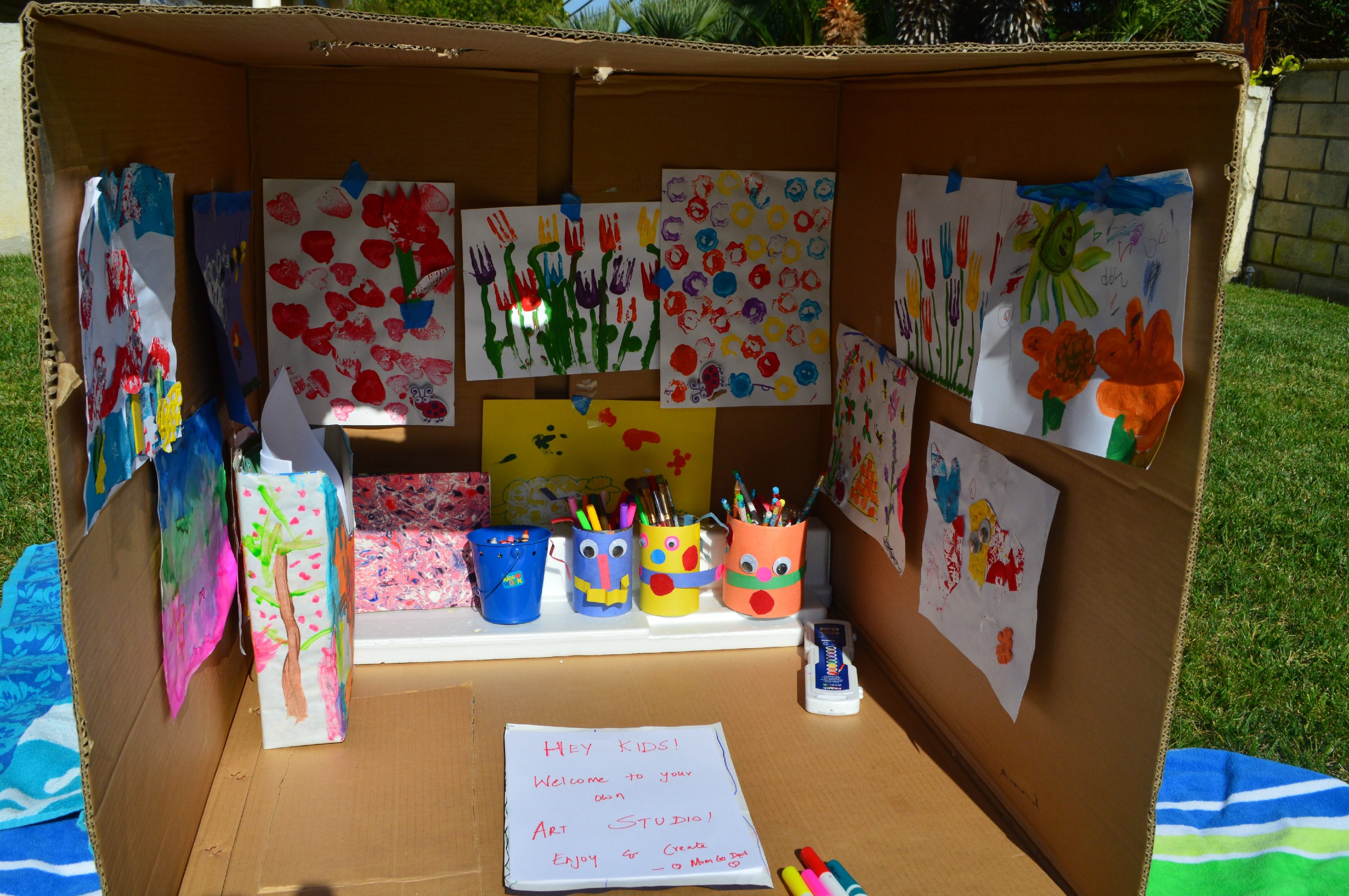 Recycled Crafts: Art Studio in a Box – Fun Littles