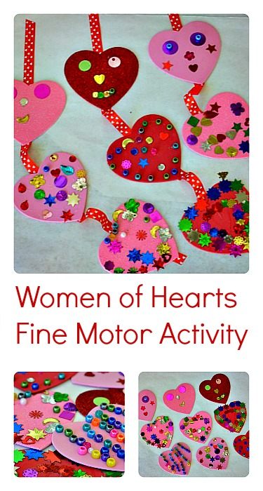 Valentine's Day Activities : Hearts Mobile – Fun Littles