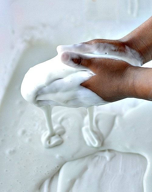 How to make Sensory Goo without Liquid Starch - Only Passionate Curiosity