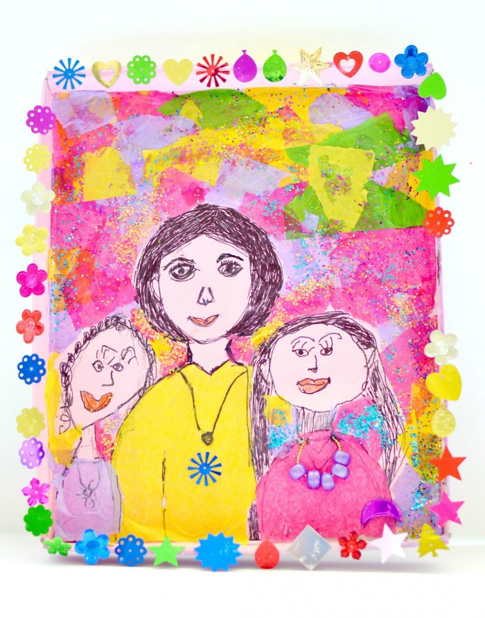 Recycled Art Portfolios - Happy Family Art