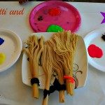 spaghetti paint set up