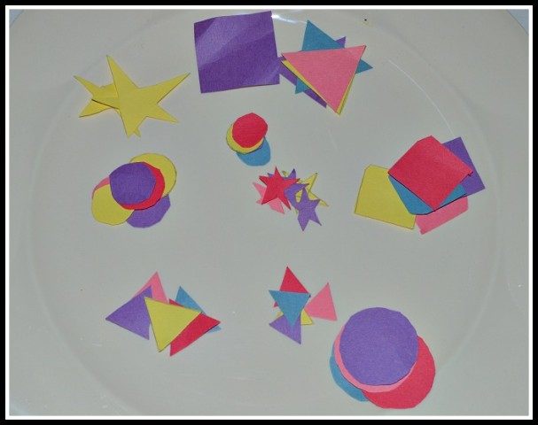 Christmas activities : shapes cut outs