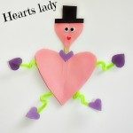 hearts lady for valentine crafts