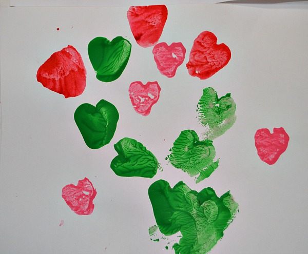 potato hearts valentine art for toddlers