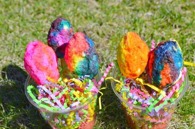 easter crafts with soap eggs