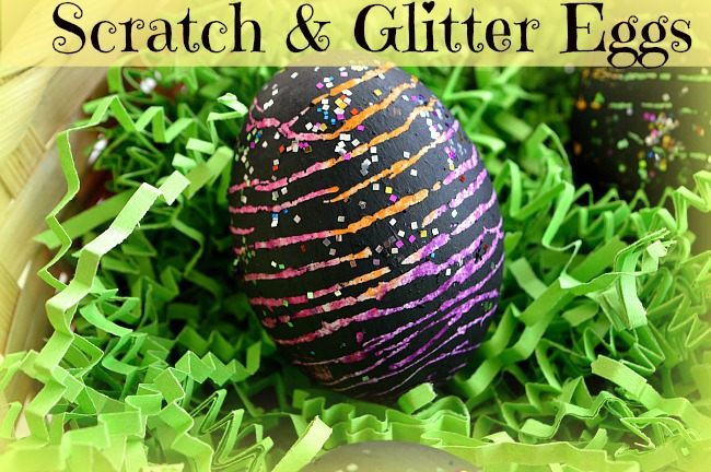 scratch eggs for easter kids