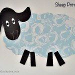 sheep craft with eggcarton