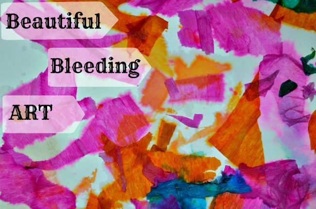 bleeding art for kids