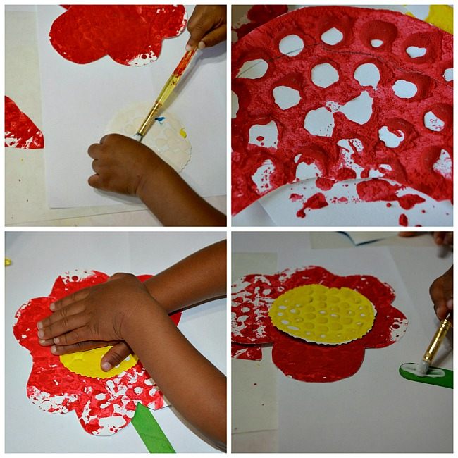 flower crafts kids activity