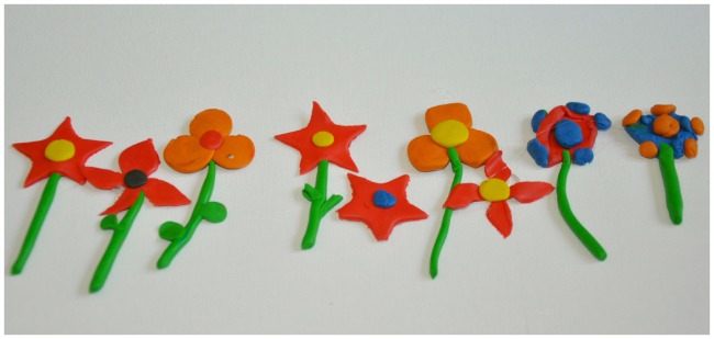 clay flowers