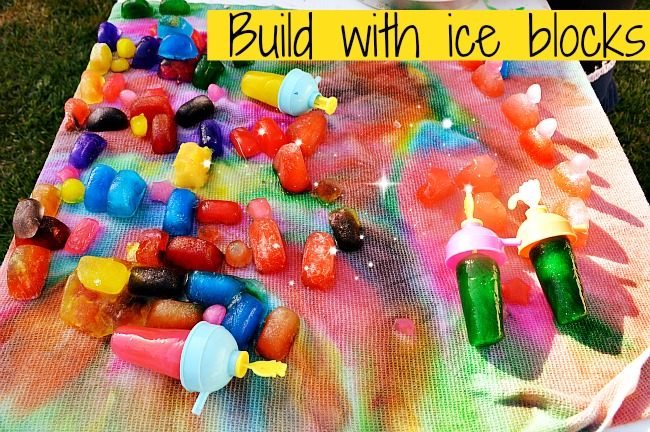 summer ice fun with color