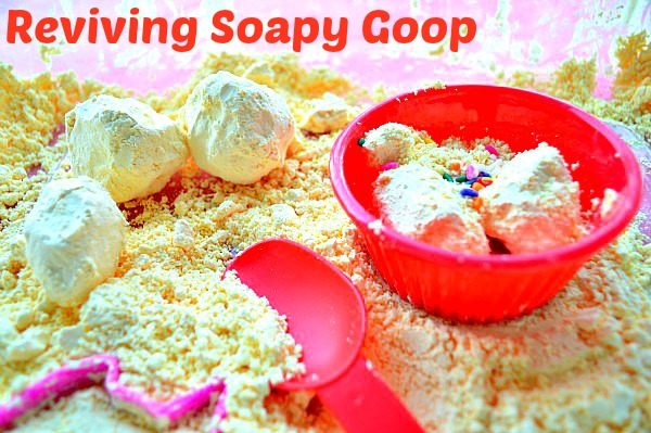 sensory activities dry goop