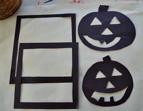 pumpkin cut outs for crafts for kids