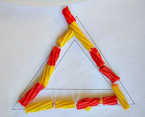 triangle twizzlers candy play
