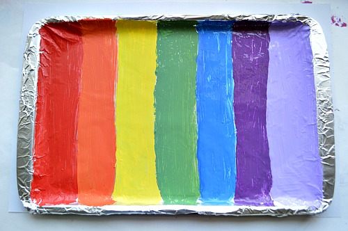 rainbow tray