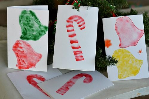 roseart airbrush studio homemade made holiday cards