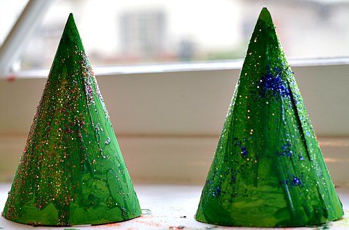 sparkly christmas crafts as hats