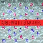 alphabet activities for kids  bubble wrap