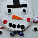 magnetic snowman craft