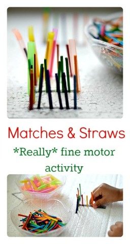 Matches Fine Motor Activity for kids from Blog Me Mom