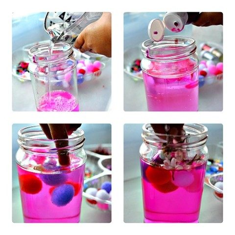creating sensory jars for valentine's day
