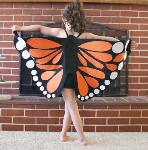 Felt Monarch Butterfly Wings (Tutorial)