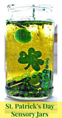 Sensory Jars  St.Patrick's Day Theme
