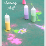 Spring Art Kids Drawing Sand