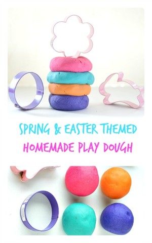 Spring & Easter playdough