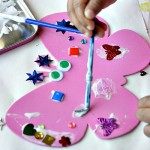 decorating butterflies spring crafts for kids