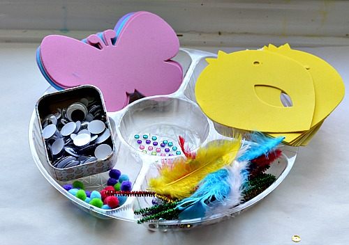 materials for spring crafts for kids