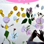 sticky garden as spring activities for kids