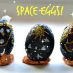 Easter Egg Decorating Space Eggs