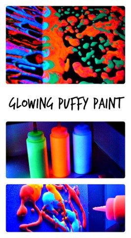 Homemade Glow In the Dark Puffy Paint Recipe  Blog Me Mom