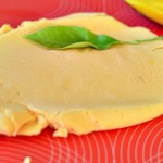 homemade playdough with mango