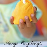 sweet smelling mango playdough