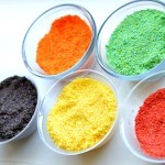 colorful sand made at home