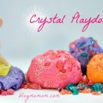 Crystal Playdough Recipe for Kids from Blog Me Mom