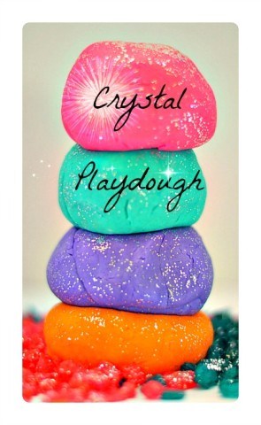 Sparkly Crystal Playdough Recipe