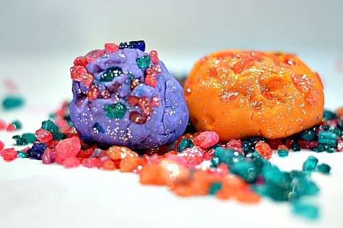playdough recipe with edible crystals for play