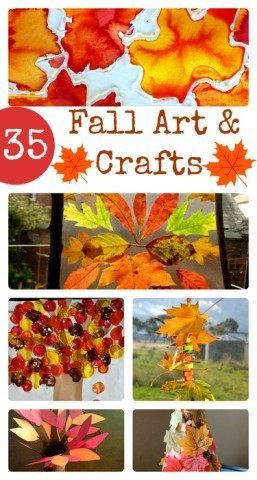 Simple fall art projects and crafts for kids