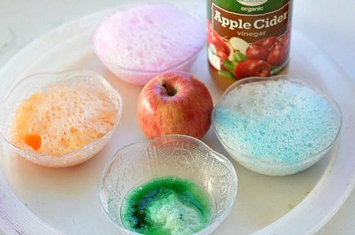 science experiments for kids with apples