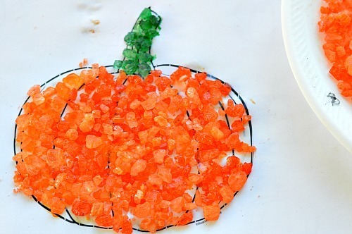 tiny pumpkin craft for kids