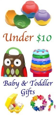 Holiday Gifts for babies and toddler for under $10