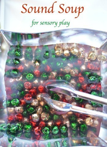 Sensory Play with lots of bells