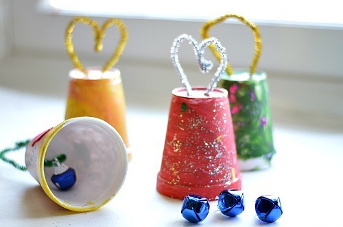 jingle cup homemade ornaments