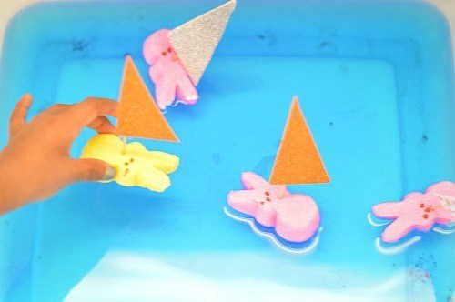 easter activity for kids peeps boats