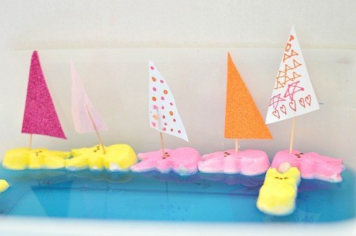 peep boats for easter kids