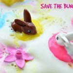 sensory science for easter with baking soda