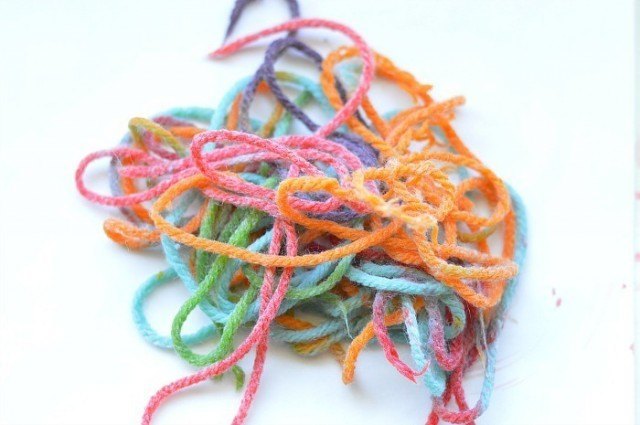 colored string
